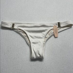 Victoria’s Secret White and gold Bikini NWT Small